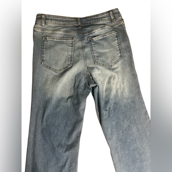 Boden The Windsor Wide Leg Jean Size 14 - Picture 4 of 6